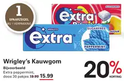 Sligro Wrigley's Kauwgom aanbieding