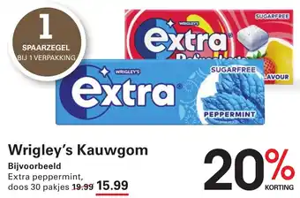 Sligro Wrigley's Kauwgom aanbieding