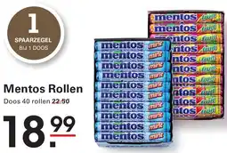 Sligro Mentos Rollen aanbieding