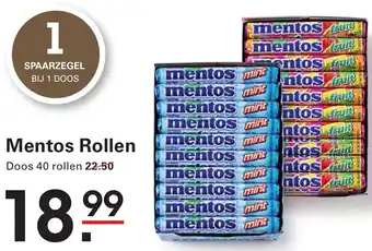Sligro Mentos Rollen aanbieding