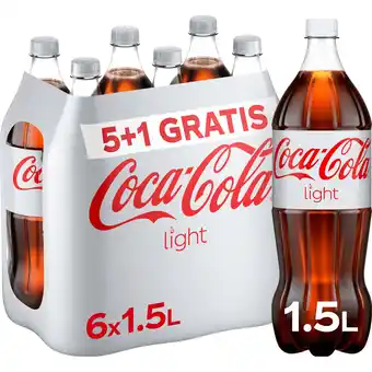 Jumbo Coca-Cola Light 5+1 Gratis - Fles - 6 x 1,5 L aanbieding