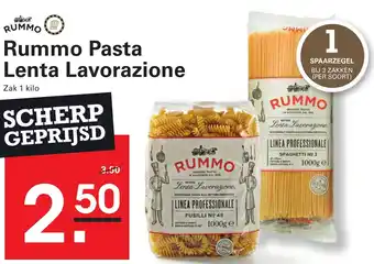 Sligro Rummo Pasta Lenta Lavorazione aanbieding