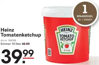 Sligro Heinz Tomatenketchup aanbieding