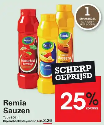 Sligro Remia Sauzen aanbieding
