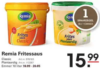 Sligro Remia Fritessaus aanbieding