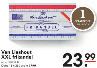 Sligro Van Lieshout XXL frikandel aanbieding