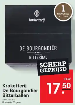 Sligro Kroketterij De Bourgondiër Bitterballen aanbieding