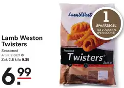 Sligro Lamb Weston Twisters aanbieding