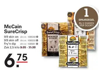 Sligro McCain SureCrisp aanbieding