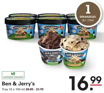 Sligro Ben & Jerry's aanbieding