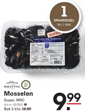 Sligro Mosselen aanbieding