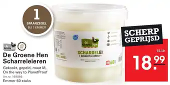 Sligro De Groene Hen Scharreleieren aanbieding