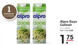 Sligro Alpro Soya Culinair aanbieding