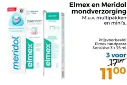 Trekpleister Elmex en Meridol mondverzorging aanbieding