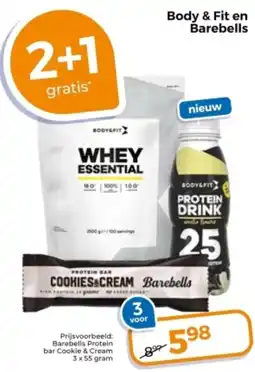Trekpleister Body & Fit en Barebells aanbieding