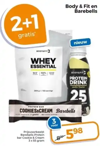 Trekpleister Body & Fit en Barebells aanbieding
