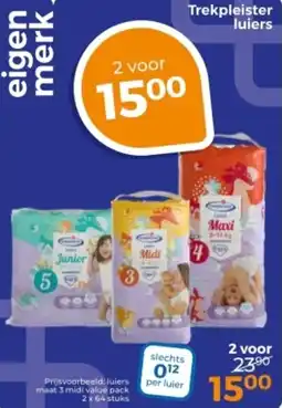 Trekpleister Trekpleister luiers aanbieding