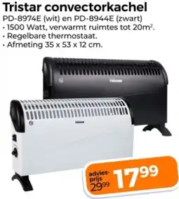 Trekpleister Tristar convectorkachel aanbieding