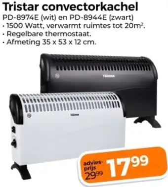 Trekpleister Tristar convectorkachel aanbieding