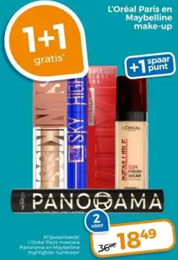 Trekpleister L'Oréal Paris en Maybelline make-up aanbieding