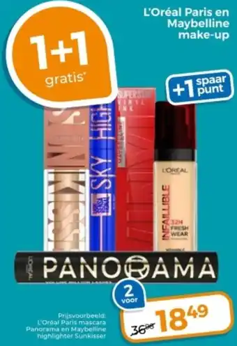 Trekpleister L'Oréal Paris en Maybelline make-up aanbieding