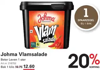 Sligro Johma Vlamsalade aanbieding