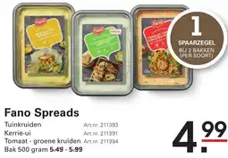 Sligro Fano Spreads aanbieding
