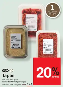 Sligro Tapas aanbieding