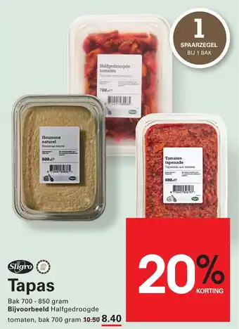 Sligro Tapas aanbieding