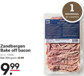 Sligro Zandbergen Bake off bacon aanbieding