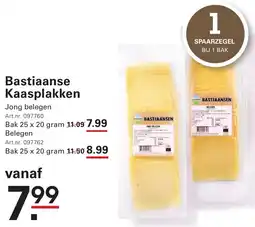 Sligro Bastiaanse Kaasplakken aanbieding
