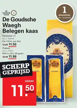Sligro De Goudsche Waegh Belegen kaas aanbieding