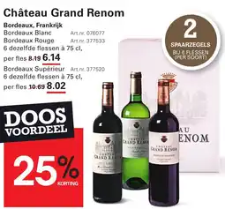 Sligro Château Grand Renom aanbieding