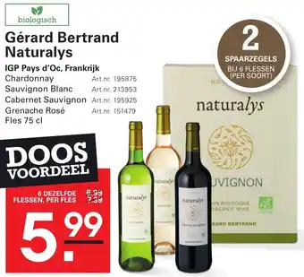 Sligro Gérard Bertrand Naturalys aanbieding