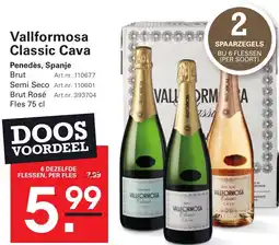Sligro Vallformosa Classic Cava aanbieding