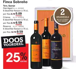 Sligro Finca sobreño aanbieding