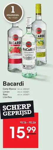 Sligro Bacardi aanbieding