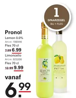 Sligro Pronol aanbieding