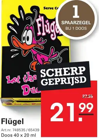 Sligro Flügel aanbieding