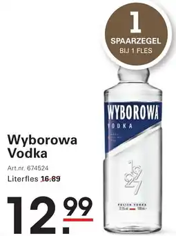 Sligro Wyborowa vodka aanbieding