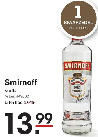 Sligro Smirnoff aanbieding