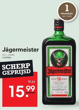 Sligro Jägermeister aanbieding