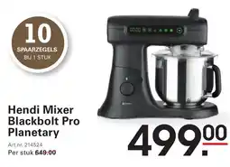Sligro Hendi mixer blackbolt pro planetary aanbieding