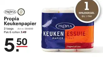 Sligro Propia keukenpapier aanbieding