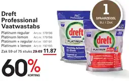 Sligro Dreft professional vaatwastabs aanbieding