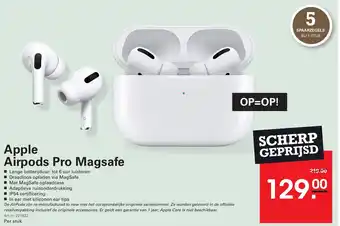 Sligro Apple airpods pro magsafe aanbieding