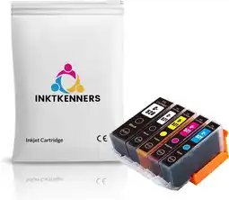 Bol.com Inktcartridges Geschikt voor Canon PGI-520XL/CLI-521XL | Multipack van 5 inktcartridges aanbieding