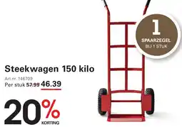 Sligro Steekwagen 150 kilo aanbieding
