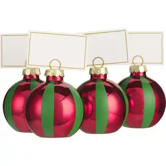 Albert Heijn AH Excellent Naamkaarthouder kerstbal aanbieding