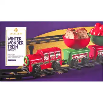 Albert Heijn AH Excellent Winter wonder trein basisset aanbieding